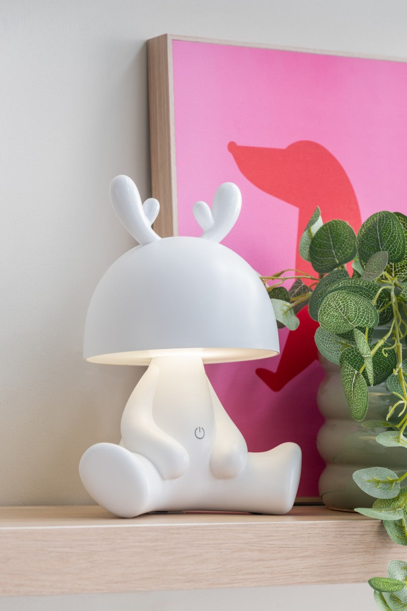 Table Lamp Deer White