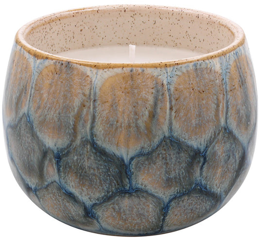 Reactive Glaze Candle Green