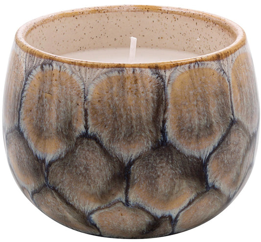 Reactive Glaze Candle Grey