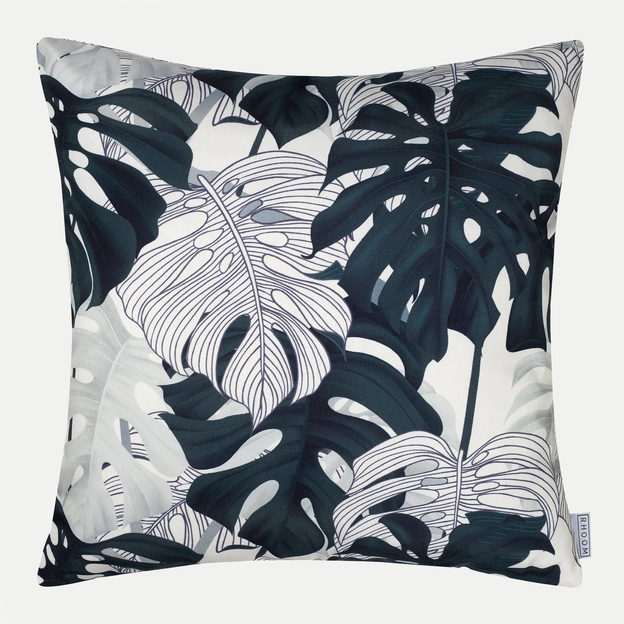 Plant print outlet cushion