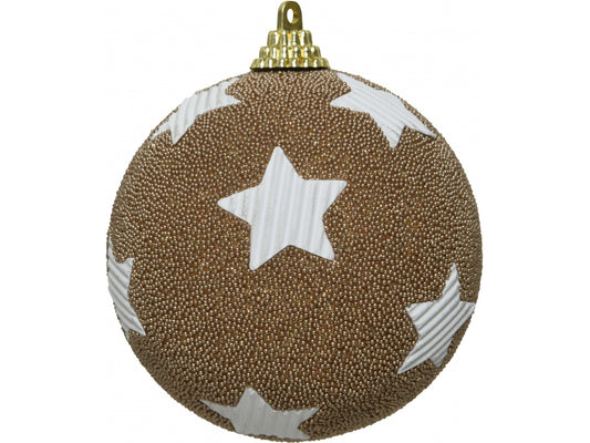 Star and Bead Bauble, 8cm