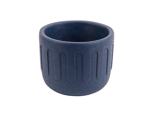 Dark blue plant pot small